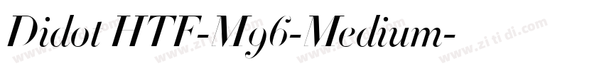 Didot HTF-M96-Medium字体转换